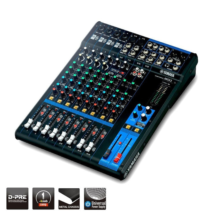 CONSOLE ANALOGIQUE MG12YEM 12 ENTREES 6 MIC/MG12