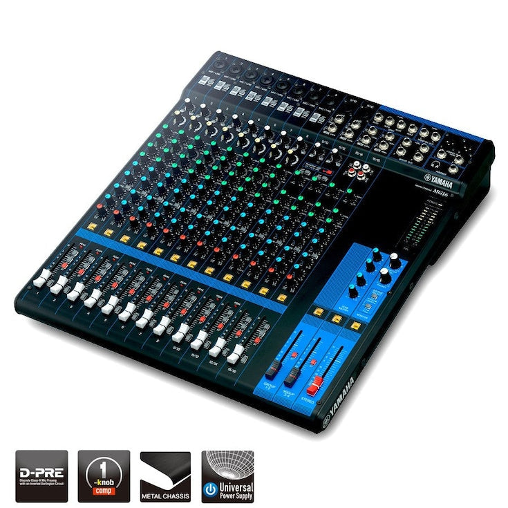 CONSOLE ANALOGIQUE MG16YEM 16 ENTREES 10 MIC/MG16