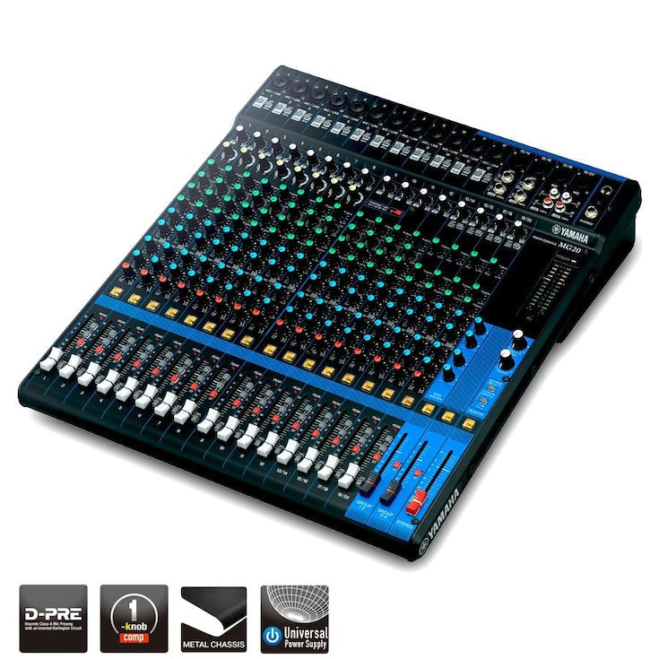 CONSOLE ANALOGIQUE MG20 20 ENTREES 16 MIC/MG20