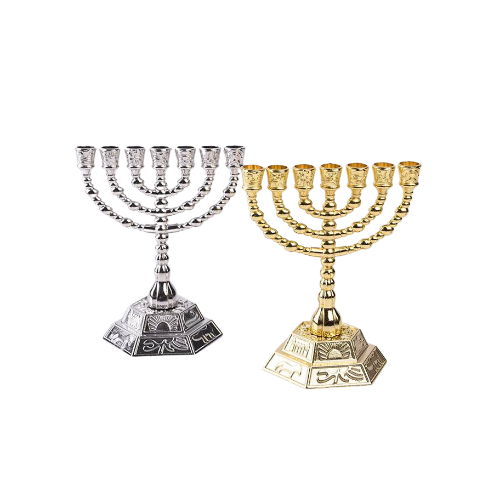 Menorah chandelier sept branches - kaldeo