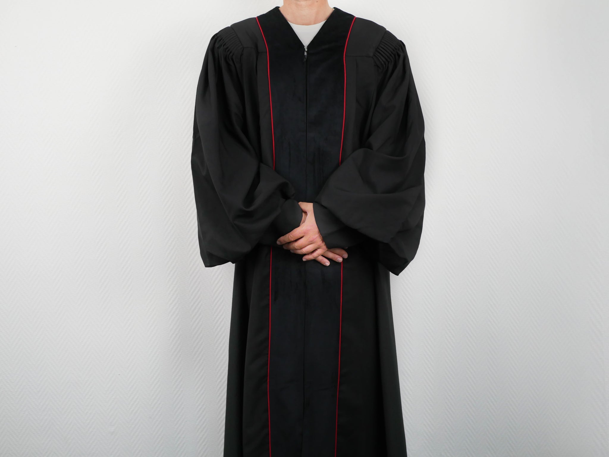 Toge pastorale sacerdotale polyester noir - kaldeo